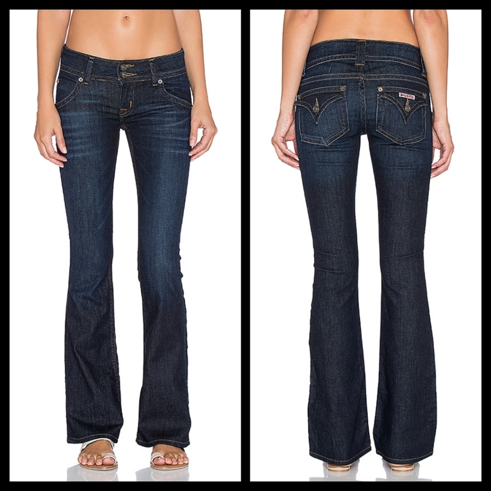 Hudson petite Mid signature boot Jeans sz 28